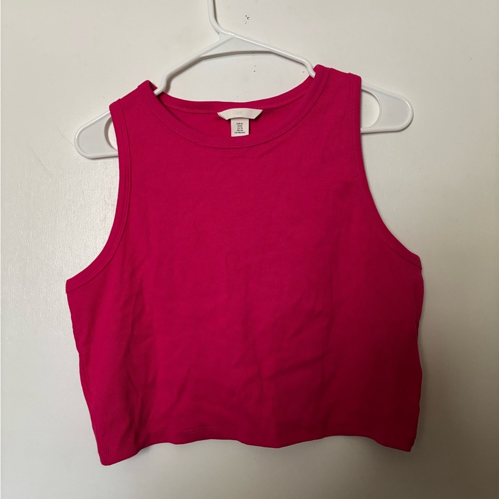 Vibrant Pink Sleeveless Top